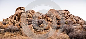 Boulders in Yucca Valley California