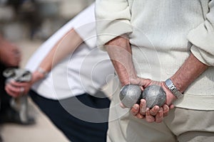 Boules (Petanque) game