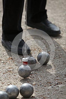 Boules (Petanque) game