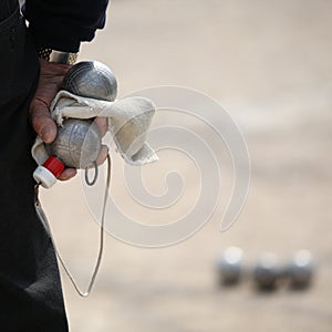 Boules (Petanque) game