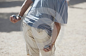 Boules (Petanque) game