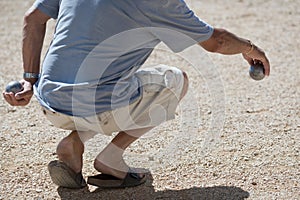 Boules (Petanque) game