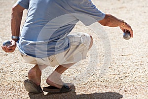 Boules (Petanque) game