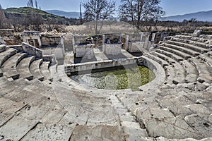 The bouleuterion council house or odeon in Aphrodisias, Geyre, Caria, Turkey photo
