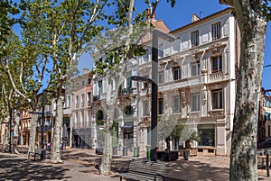 Boulevard in Narbonne, France