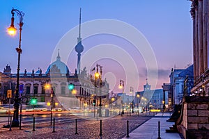 The boulevard Unter den Linden in Berlin