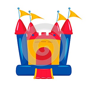 bounce house logo icon design vector flat isolated illustration