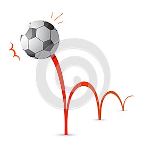 Bouncing ball cartoon