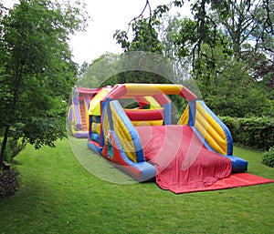 Bouncy castle photo
