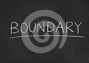 Boundary