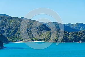 Boundary bay at Abel Tasman national park in New Zealand