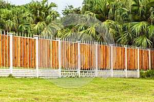 Boundary Fence Wood Steel Concrete