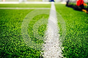 Boundary Line of an indoor soccer training field