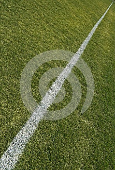 Boundary line of playing field