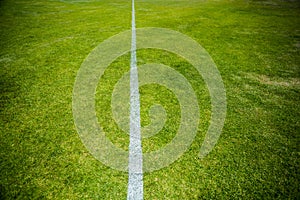 Boundary line of a playing field