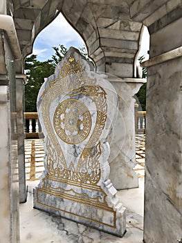 Boundary marker of a temple.