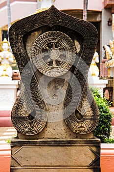 Boundary marker of a temple