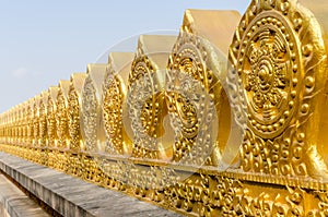 Boundary marker of Thai temple