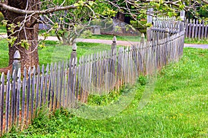 Boundary of Rustic Fence