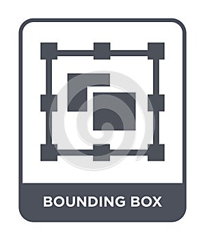 bounding box icon in trendy design style. bounding box icon isolated on white background. bounding box vector icon simple and