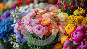 Bountiful bouquets, floral arrangements, and vibrant blossoms embody spring's abundance