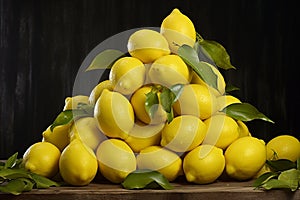 A Bountiful Harvest of Fresh Lemons