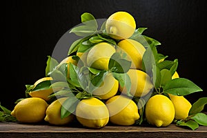 A Bountiful Harvest of Fresh Lemons