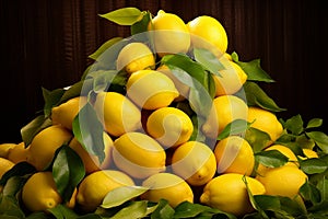 A Bountiful Harvest of Fresh Lemons