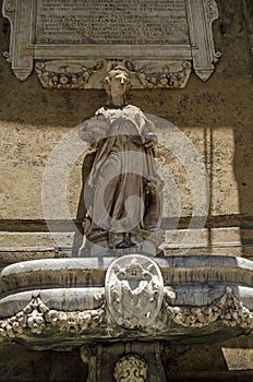 Bountiful statue, Quattro Canti, Palermo photo