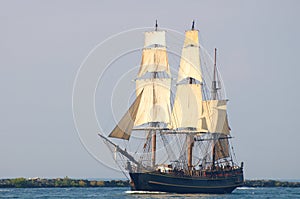 Bounty under sail
