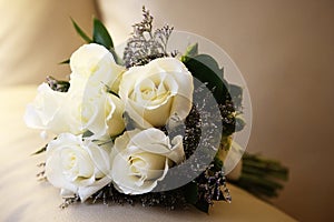 Bouque white Roses