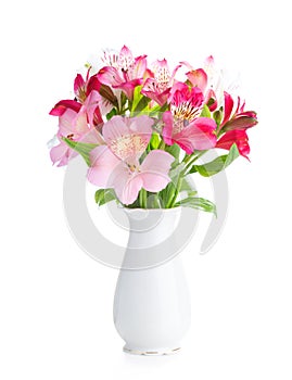 Bouquet of Alstroemeria flowers