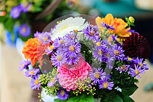 Bouquet of autumn flowers