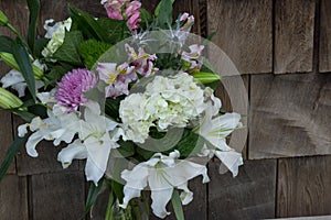 Bouquet with Casablanca lilies