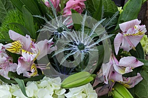 Bouquet with Casablanca lilies