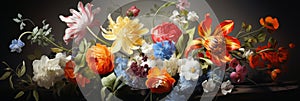 Bouquet of colorful assorted flowers