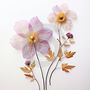 bouquet of dried flowers, herbarium