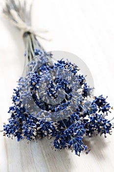 Bouquet of dried lavender