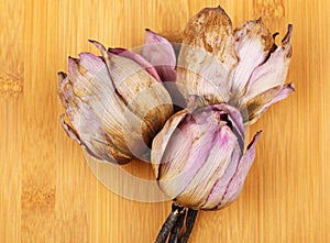 Bouquet of dry lotus flower