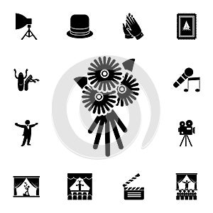 bouquet of flowers icon. Detailed set of theater icons. Premium graphic design. One of the collection icons for websites, web