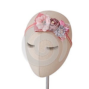 Bouquet of flowers made out of fabric cloth texture that can be used as hair accessory, decoration, and embellishment