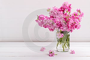 Bouquet of flowers matthiola