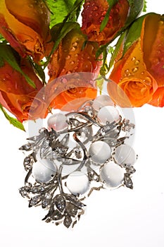 Bouquet and a jeweller ornament
