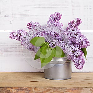 Bouquet of lilac flowers