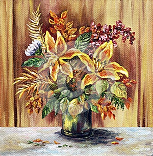 Bouquet of lilie