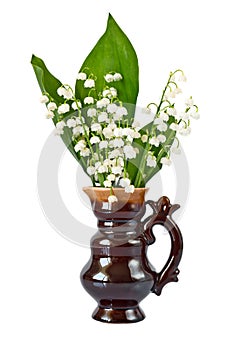 Bouquet of lilies of the valley photo