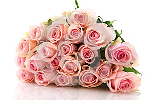 Bouquet pink roses