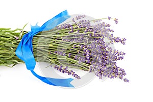 Bouquet of plucket lavender