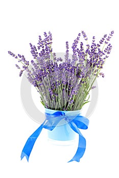 Bouquet of plucket lavender