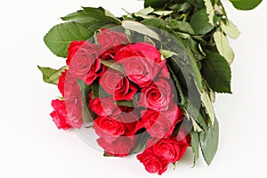 Bouquet of red roses